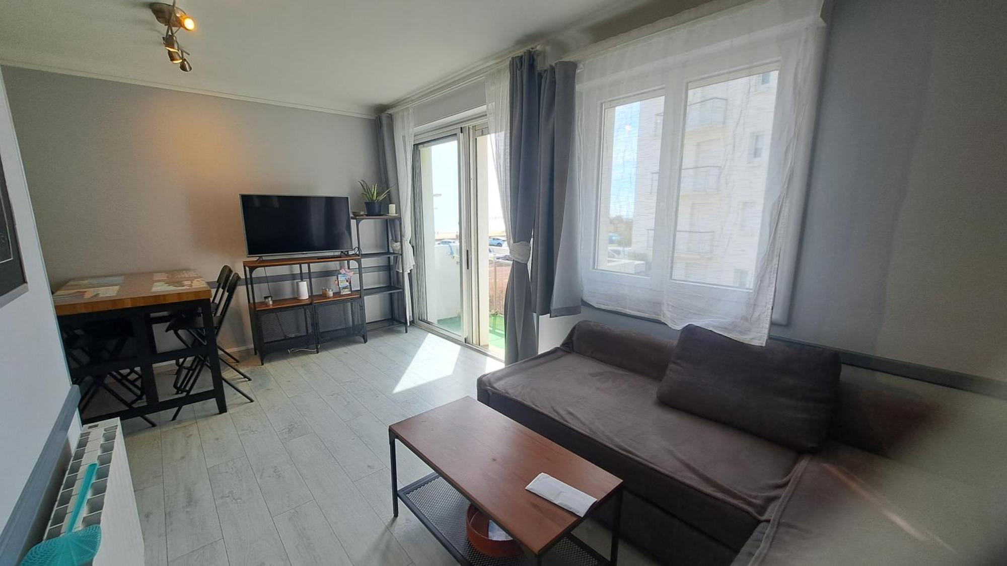 Couchant Radieux Appartement 2 Pieces 4 Personnes Vue Mer Сен-Жан-де-Мон Екстериор снимка