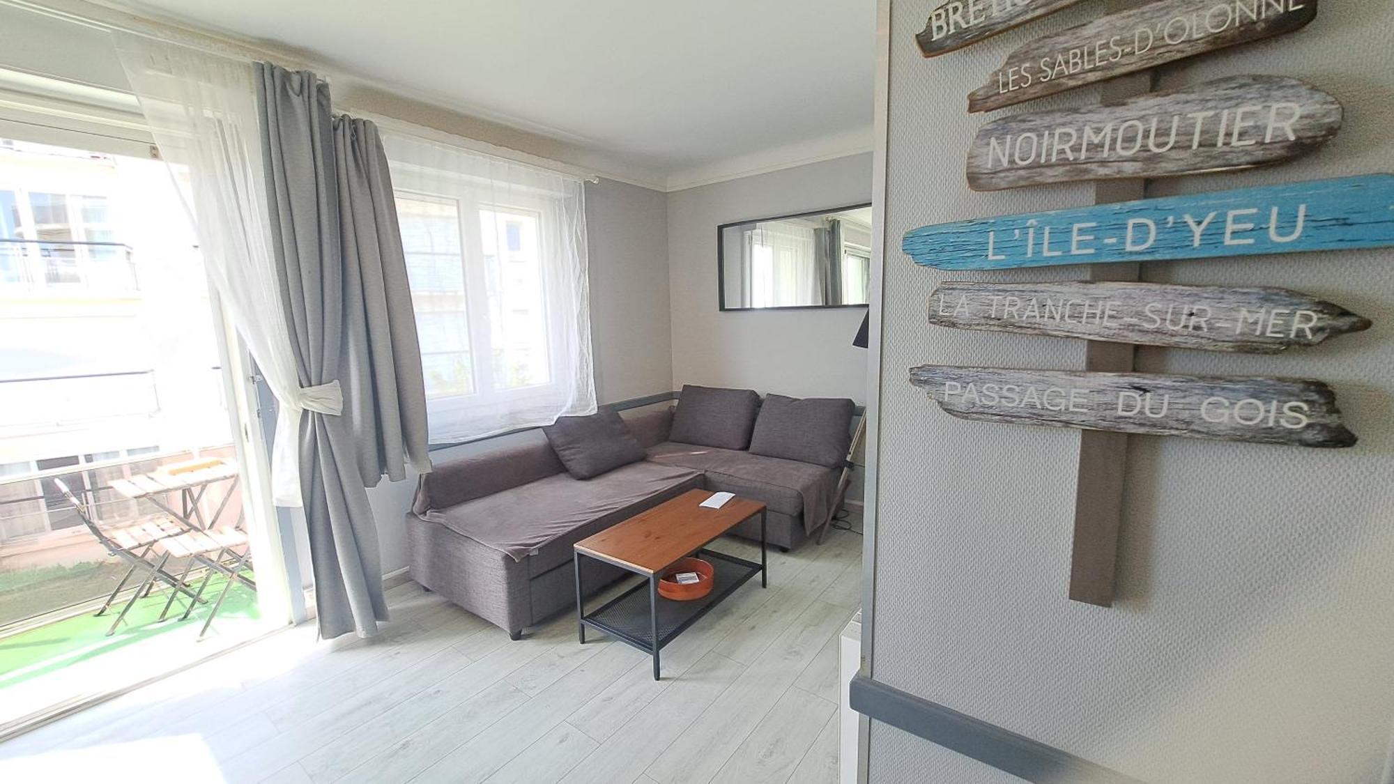 Couchant Radieux Appartement 2 Pieces 4 Personnes Vue Mer Сен-Жан-де-Мон Екстериор снимка